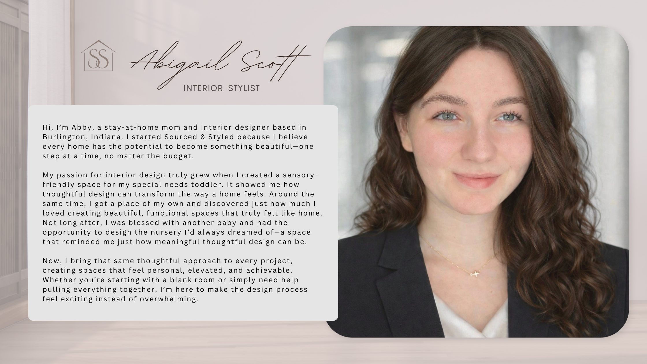 Abigail Scott, interior stylist, with an introduction to Sourced and Styled Interiors